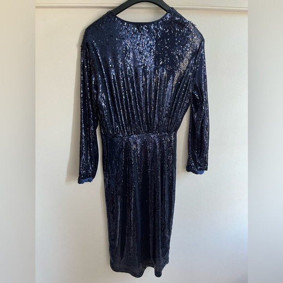 Anthropologie Twist-Front Sequin Dress Size 6 NWT - Picture 10 of 16